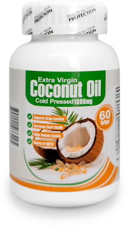 COCONUT OIL, 1000MG Cold Pressed